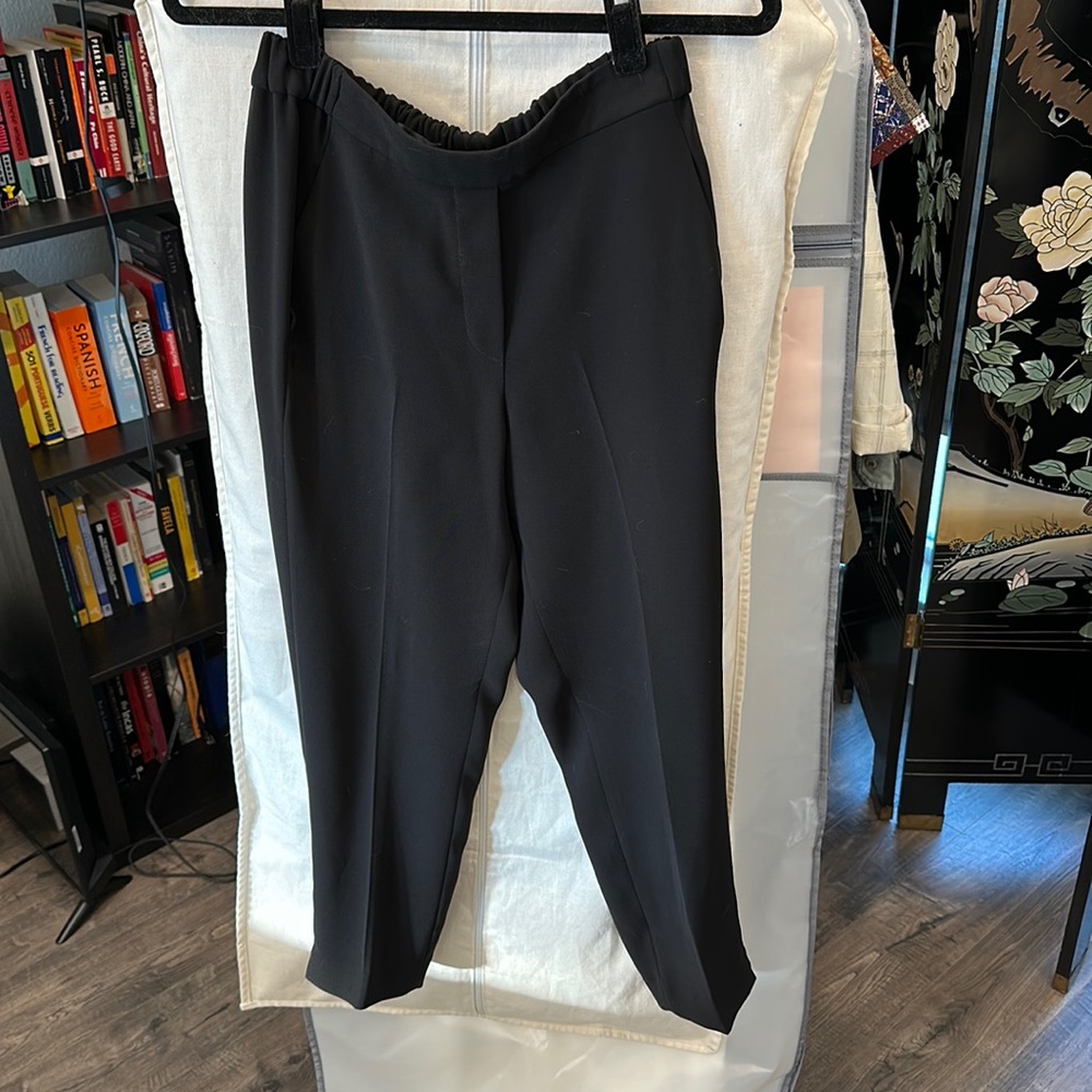 Black Crop Taper Pull-on Pant by Jcrew